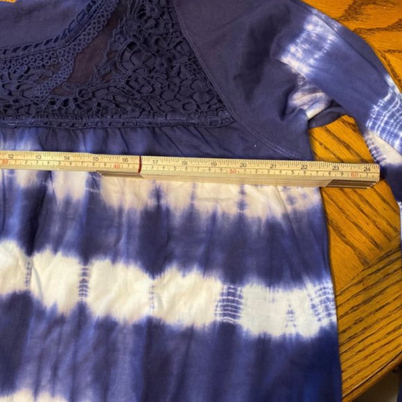 Greater Good Tie Dye long sleeve shirt.  Women's 1X - Picture 5 of 5